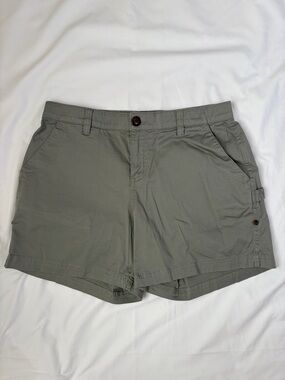Boston Traders Size 10 Olive Green Cargo Shorts Roll Cuff Utility Gorpcore Chic